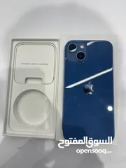  2 iPhone 13 128gb DUAL SIM BLUE CLEAN WITH BOX  159 omr