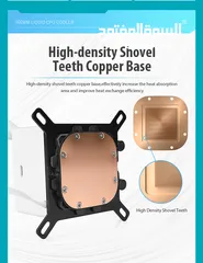  8 Huntkey MVP V360 3 Fans CPU Cooler مراوح تبريد للكيس 3 متوفرين باللونين الابيض و الاسود