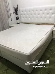  7 غرفة نوم من ايكيا بحالة ممتازة بدون الخزانة