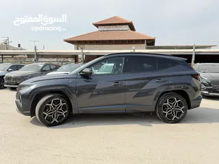  15 هونداي توسان NLine ترخيص 2022 محرك 1600 هايبرد plug in/يقطع على الشحنه 65 كيلو متر  271 حصان