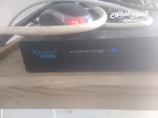  1 جهاز عالفحص مع اربع كاميرات مع وصلاته جهاز نظيف