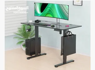  2 Sit and Stand Desk In Black