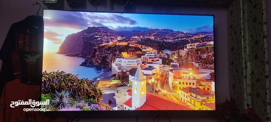  5 شاشة هايسنس حجم 58استعمال استخدام  قليل وظوح 4k