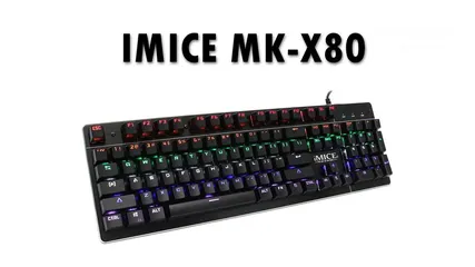  1 keyboard gaming imice-x80 كيبورد جيمنج