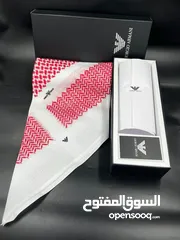  30 شماغ احمر وابيض جفنشي وكارتير ومونت بلانك جميع الماركات هاي كوالتي مع الملحقات احدث البصمات 2025