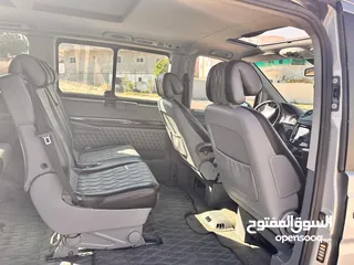  6 باص مرسيدس فيانو 2007 بنزين 7 ركاب VIP فل مسكر مع فتحة ترخيص سنة