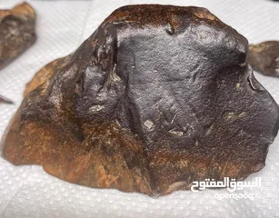  1 Jabal Kamel Hadidi meteorites, Tripoli, Libya, weight: one kilogram and 200 gram