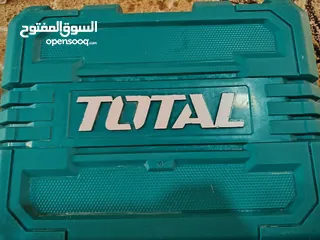  1 صاروخ شحن توتال بطارية ليثيوم 20 فولت 5 امبير استخدام محترف راس صاروخ نضيف
