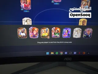  2 حساب fc26 للبيع فيه ثلاث ايكونات قارينشا بلانك و سيقير الوسط السويديه و ريندرز( مقطوع عن السوق) PC