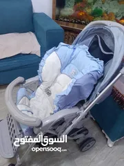  1 عربيه بيبي للبيع بحاله ممتازه بتصير كرسي