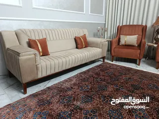  2 كنبايات لغرفة السفرة او الجلوس (شبه جديد)