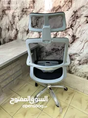  11 كرسي مدير شبكي طبي مميز مع مسند رأس متحرك يتحمل اوزان مناسب للشركات و المكاتب الفخمه