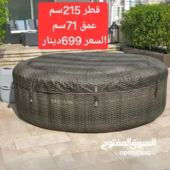  1 جاكوزي jacuzzi بعدة احجام اجمل جلسات الاسترخاء للمنازل ومراكز العلاج الطبيعي والتجميل