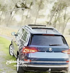  6 سكودا كودياك 2017 مفلل مع بانوراما ودفع رباعي ترخيص وتامين شامل ساري للبيع او البدل