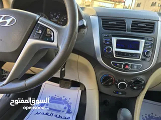  22 هونداي اكسنت 2014 فحص كامل 7 جيد عداد 112km محرك 1600cc مالك 1