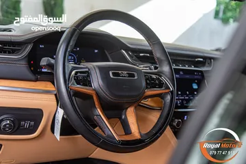  19 الان لدى رويال موتورز   Jeep Grand Cherokee L 2021 Summit