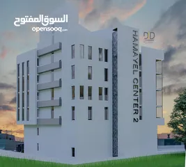  5 مساحات للايجار\ عمارة حمايل سنتر 2