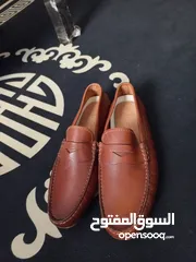  2 حذاء جلد طبيعي أصلي ماركة كلاركس..لون عسلي