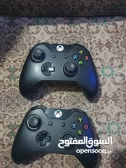  1 جهاز اكس بوكس وان مع ايدتين