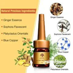 4 Organic Herbal Hair Growth Oil with Ginger Extracts زيت نمو الشعر العشبي العضوي و مستخلصات الزنجبي