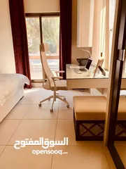  13 شقة مفروشة مودرن / عفش مميز / للايجار في منطقة عبدون 120م