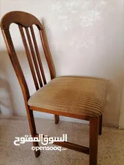  2 طاوله كبيره مع 6 كراسي