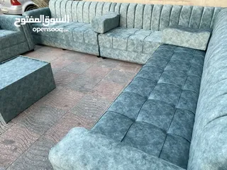  27 جلسات خليجيه  17 مقعد  طقم طربيزاط + مراكي مع مخدات