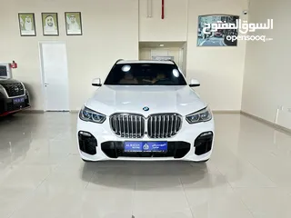  5 بي ام دبليو BMW X5 40i M-Kit ابيض داخل زعفراني خليجي
