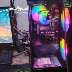  1 كمبيوتر جيمينج مستعمل اسبوع واحد مواصفات بالصور البيع بداعي التحديث السعر قابل للتفاوض بشكل بسيط