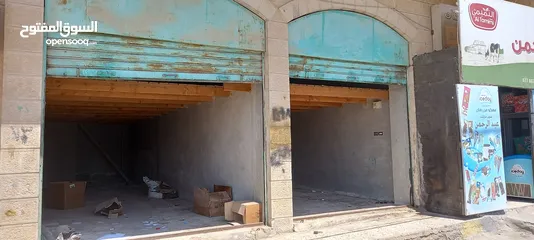  2 2 مخزن مع سدة للايجار بسعر رخيص خاص في حي الحساسنة مقابل مسجد عليان_الغزالي  3.5 م عمق 10م ارتفاع 4م