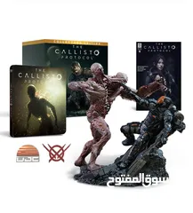  1 لعبة The Callisto Protocol نسخة المجمعين مع مجسم و كتيب و غلاف حديدي جديد