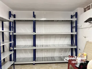 5 ارفف معدنية بحالة الوكالة للبيع وارد من شركة الأيوبي