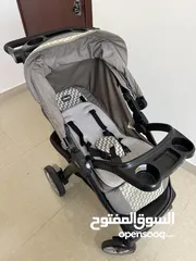  1 Chicco Bravo stroller and KeyFit30 car seat for sale in Rumais, Barka