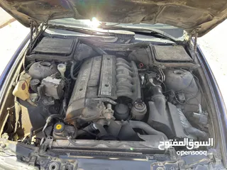  7 Bmw 525 1998 ماتورها  cc2500 السياره تصلح للعفائات الكبيره