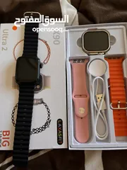  1 ساعة x90 ultra 2 +ساعة مطابقة ل  Apple Watch SE