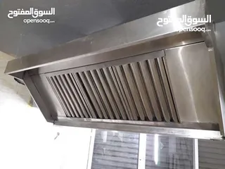  3 تجهيزات مطاعم ، دكت ، هودات ، مداخن ، جميع اعمال الستانلس  ، طاولات ورفوف ستانلس غذائي بجودة عالية