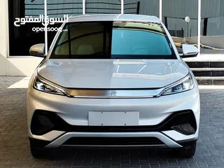  25 تم وصول BYD YUAN PLUS البطارية الكبيرة فحص كامل لون سلفر مميز بي واي دي يوان بلس عداد قليل