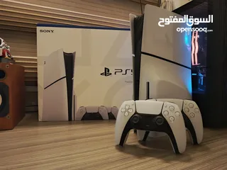  1 PS5 slim disk version بسعر نار استخدام قليل جدا