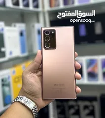  1 لفترة محدودة : Samsung note 20 ultra 256gb  - شريحتين - بحالة الوكالة بدون اي شموخ أو مشاكل مع ضمان