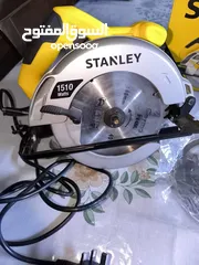  2 للبيع منشار دائري كهربائي STANLEY 1510W – بحالة شبه جديدة