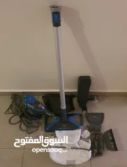  1 جهاز بخار Bissell (تنظيف، مسح، وكوي بالبخار) مستعمل بحالة الجديد مع رؤوس متعددة ومستويات بخار مختلفة