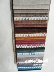  28 تنجيد كورنر حرف L مع كنبة مزدوجة مع إمكانية اختيار الاقمشة والألوان والتفصيل حسب الطلب