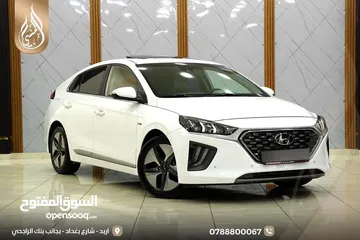  1 هيونداي ايونك Q 2020 وارد كوري فل كامل اعلى صنف مع فتحه فحص كامل بدون ملاحظات بحالة الوكاله