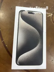  2 iPhone 15pro Max 512GB بطارية 100‎%‎  الجهازمستعمل في حالة الوكالة موجود جميع الاغراض