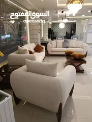  3 اطقم ضيوف خشب زان وسويد 2cm   بل كامل واسفنج دانلوب مكفول 5 سنوات عل فاتوره لاتتردد بل اتصال ماسة.