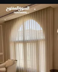  17 تفصيل وتركيب ستائر لنن تركية بموديلات جديدة  وجميع انواع الستائر (زيبرا رول عامودي و معدنية)