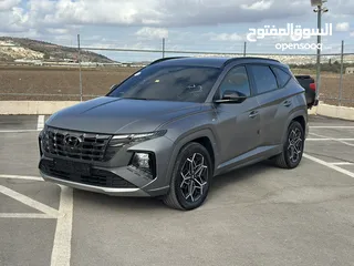  3 هونداي توسان N-Line    2023/ فل الفل بدون فتحة سقف بانوراما  فل مسكر