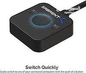  11 SABRENT 2-PORT USB TYPE-C KVM SWITCH تحويلة  هب دوكشتيشن  مداخل متعددة