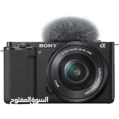  5 Sony ZV-E10 Mirrorless Camera with 16-50mm Lens and Accessories Kit (Black)