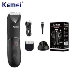  3 ماكينة حلاقة للجسم والمناطق الحساسة للرجال للسيدات كيمي Kemei Professional Lady Secret Trimmer KM-